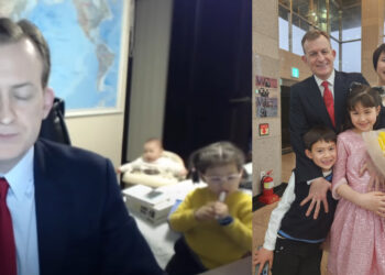 ‘BBC Dad’ shares update photos to mark 6 years since kids crashed live interview