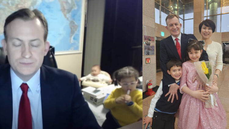 ‘BBC Dad’ shares update photos to mark 6 years since kids crashed live interview