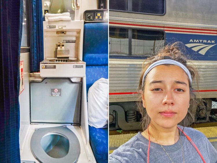 I paid $500 for a private room on a 30-hour Amtrak ride that came with 2 beds and a toilet. Take a look inside.