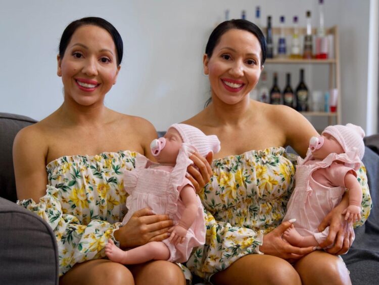 Meet the identical twin sisters who share everything — including a fiancé