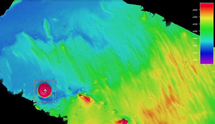 Startlingly round formation with steep, smooth sides found on seafloor off California