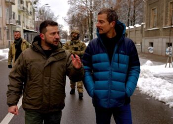 Volodymyr Zelensky’s team refused Bear Grylls’ offer of chocolate for fear of poisoning