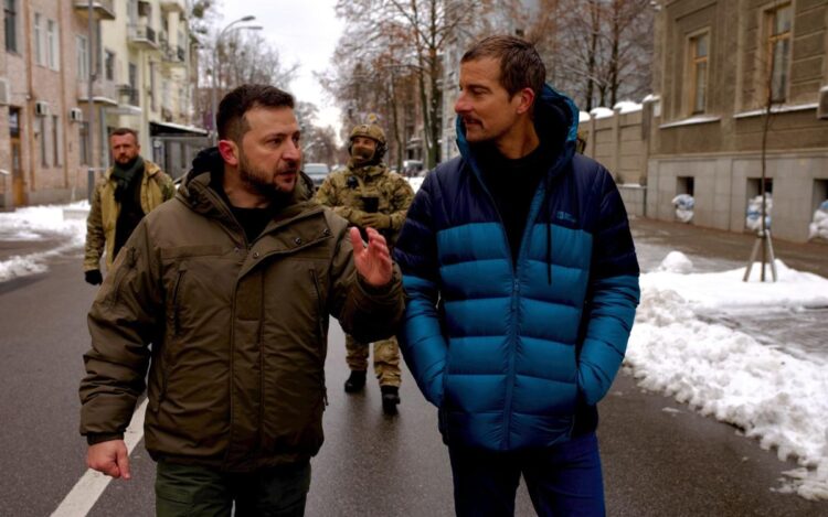 Volodymyr Zelensky’s team refused Bear Grylls’ offer of chocolate for fear of poisoning