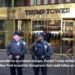 Tight security, barricades up around Trump Tower