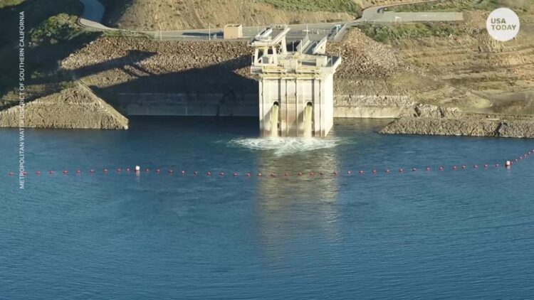 Southern California refills its largest water reservoir for the first time in three years