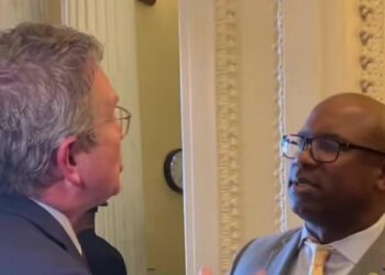 Reps. Bowman and Massie engage in a heated exchange over gun violence in the Capitol