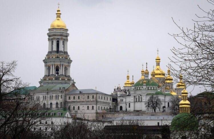 Tensions on the rise at revered Kyiv monastery complex