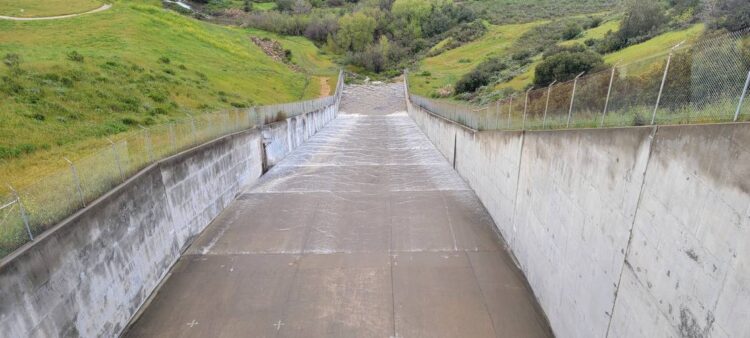 Another California reservoir just spilled for the first time in decades