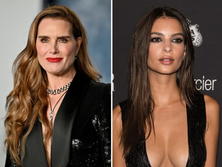 Brooke Shields says she was ‘envious’ of Emily Ratajkowski’s confidence being ‘nude the whole time’ during a photo shoot they did together
