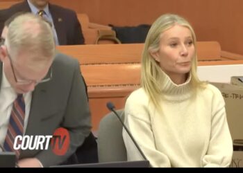 Witness said the movie star crashed into the man suing her ‘very hard’ and ‘directly in the back’