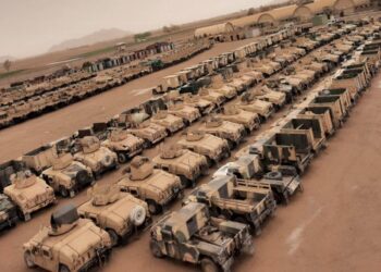 The Taliban posted photos of hundreds of US military vehicles it said were abandoned in the chaotic pullout of Afghanistan and now form part of its army