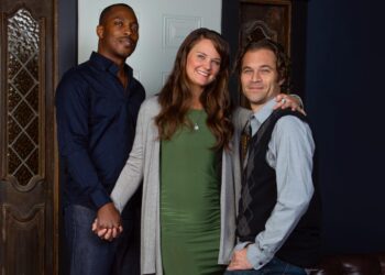 Meet the couple who opened their 11-year marriage to a divorced father so they could grow emotionally and sexually