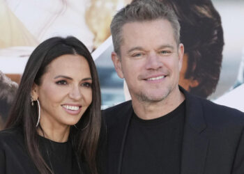 Matt Damon’s daughters make rare red carpet appearance with their parents