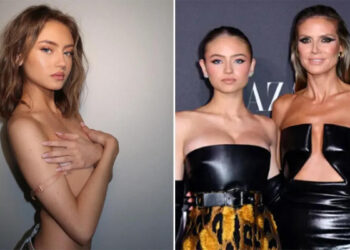 Heidi Klum’s daughter Leni, 18, poses topless in risqué photo