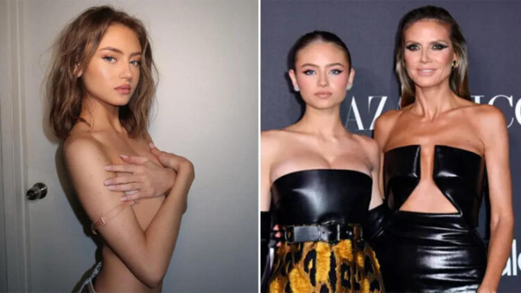 Heidi Klum’s daughter Leni, 18, poses topless in risqué photo
