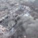 Drone footage shows Bakhmut in ruins after months of some of the bloodiest fighting of the Ukraine war