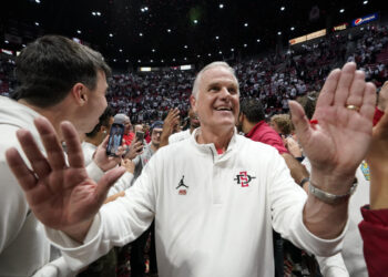 Brian Dutcher’s Aztecs meeting March Madness expectations