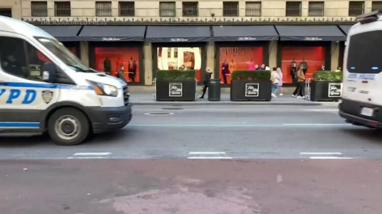 Tight security, barricades up around Trump Tower