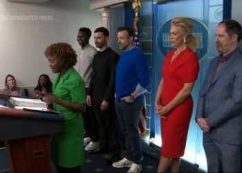 Ted Lasso cast lifts up mental health at White House