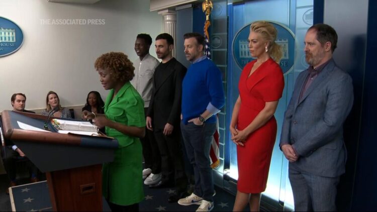 Ted Lasso cast lifts up mental health at White House