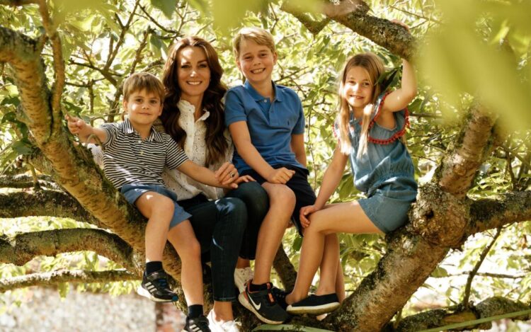 Princess of Wales climbs tree in new family photo celebrating Mother’s Day