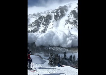 ‘Here it comes, bro!’ Watch as massive avalanche ‘powder cloud’ engulfs Utah mountains