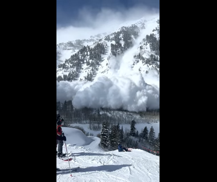 ‘Here it comes, bro!’ Watch as massive avalanche ‘powder cloud’ engulfs Utah mountains