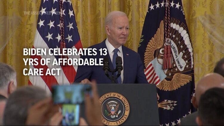 Biden celebrates 13 years of the Affordable Care Act