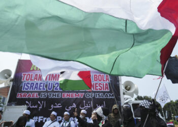Dozens in Indonesia protest Israel’s presence at U-20 Cup