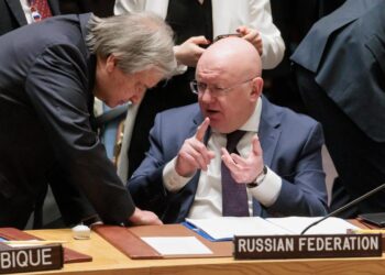 ‘Absurdity to a new level’ as Russia takes charge of UN security council