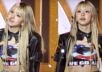 Controversy after TWICE’s Chaeyoung spotted wearing QAnon T-shirt during performance