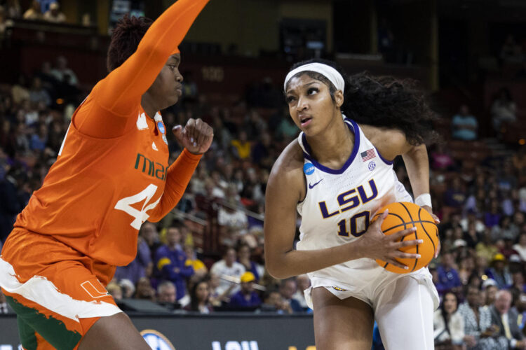 Reese, LSU women push past Miami 54-42 to reach Final Four