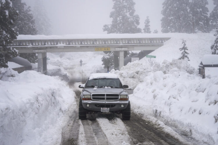No telling how much more snow coming for Sierra Nevada