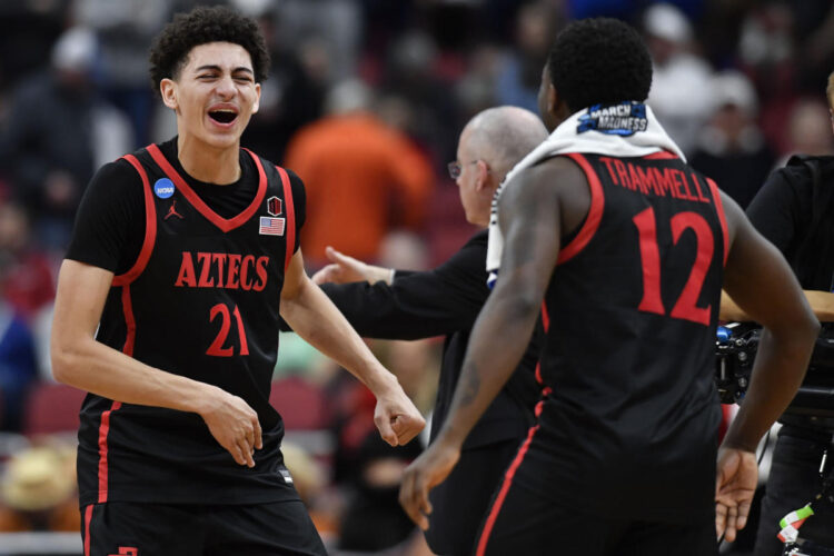 San Diego State ousts No. 1 overall seed Alabama from NCAAs