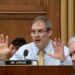 GOP Rep. Jim Jordan says he can’t comment on Trump’s post threatening violence because he’s unable to read it without his glasses