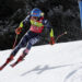 Shiffrin closes in on skiing record with first-run GS lead