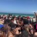 Spring breakers take to the beach in Fort Lauderdale, Florida