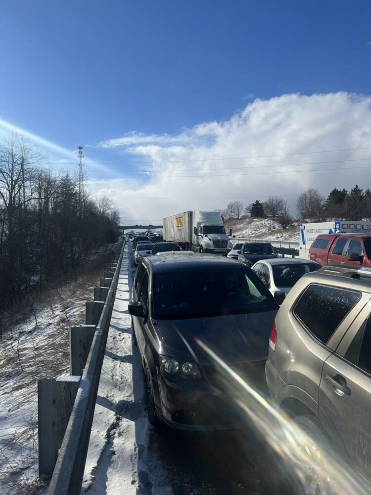 150 vehicles involved in Saturday pileup near Portland, 16 people hospitalized