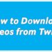 How to download videos from twitter