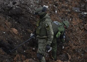 Russian commanders are brutally punishing their own soldiers by putting them in ‘holes in the ground,’ UK intel says