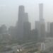Beijing blanketed with floating sand and dust