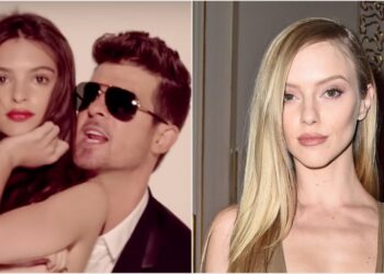 Model Who Starred In Robin Thicke’s ‘Blurred Lines’ Video Recalls On-Set ‘Scramble’