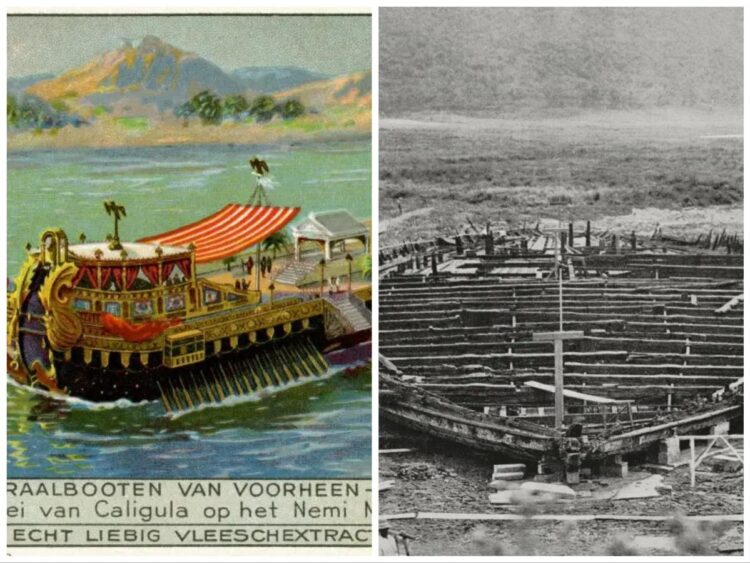 Roman Emperor Caligula’s massive party ships were not burned by the Nazis during World War II, researchers say. A US artillery unit was to blame.