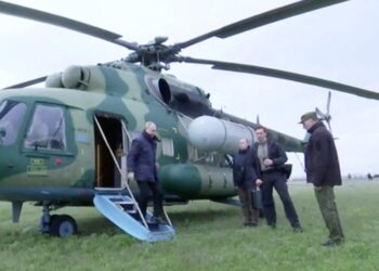 A verbal slip by Russia’s Vladimir Putin on a rare visit to occupied Ukraine suggested the trip happened days earlier and was kept secret