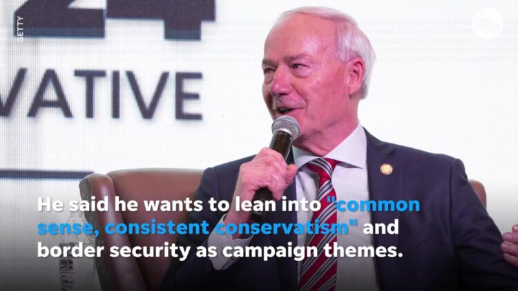 Former Arkansas Gov. Asa Hutchinson announces White House run, calls on Trump to drop out