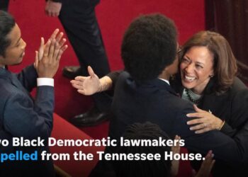 Kamala Harris takes surprise trip to Nashville after 2 Black Dems expelled from TN House