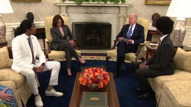 Biden welcomes Tennessee Three to White House after gun control protests, expulsion vote