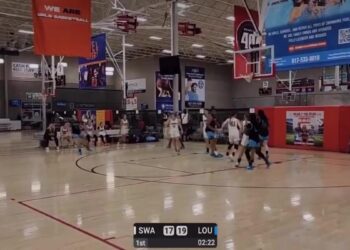 Panic erupts at a basketball tournament after false rumors of an active shooter