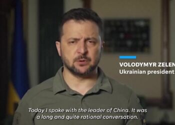 Ukrainian President Zelenskyy appears upbeat after long call with China's Xi Jinping