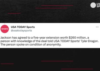 Lamar Jackson agrees to five-year deal with Ravens, making QB the highest-paid player in NFL history